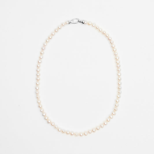 46cm Sarit Necklace with 6mm White Freshwater Pearls